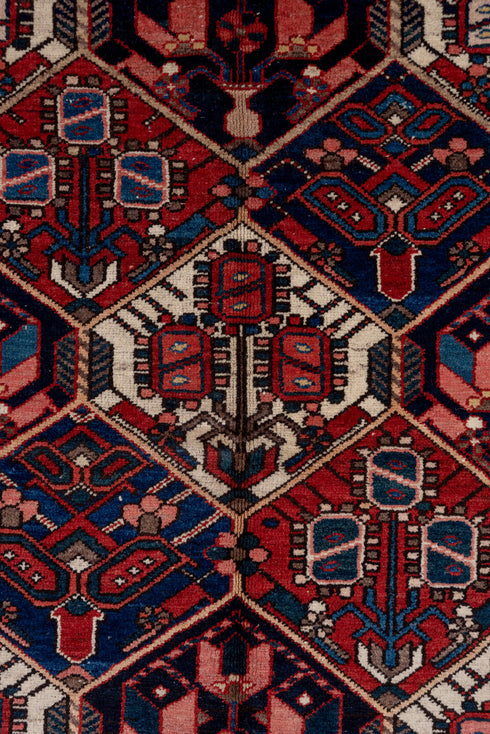 Antique Baktiary Area Rug (5' x 7')